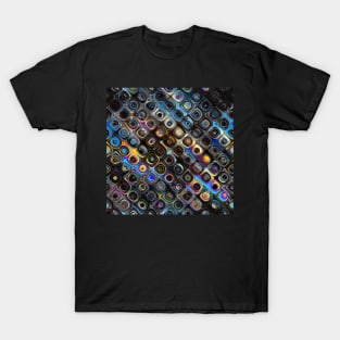 Iridescent Shapes Pattern T-Shirt